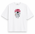 RAVYNN Oversized White T-Shirt – "I Need More Space" Astronaut Graphic