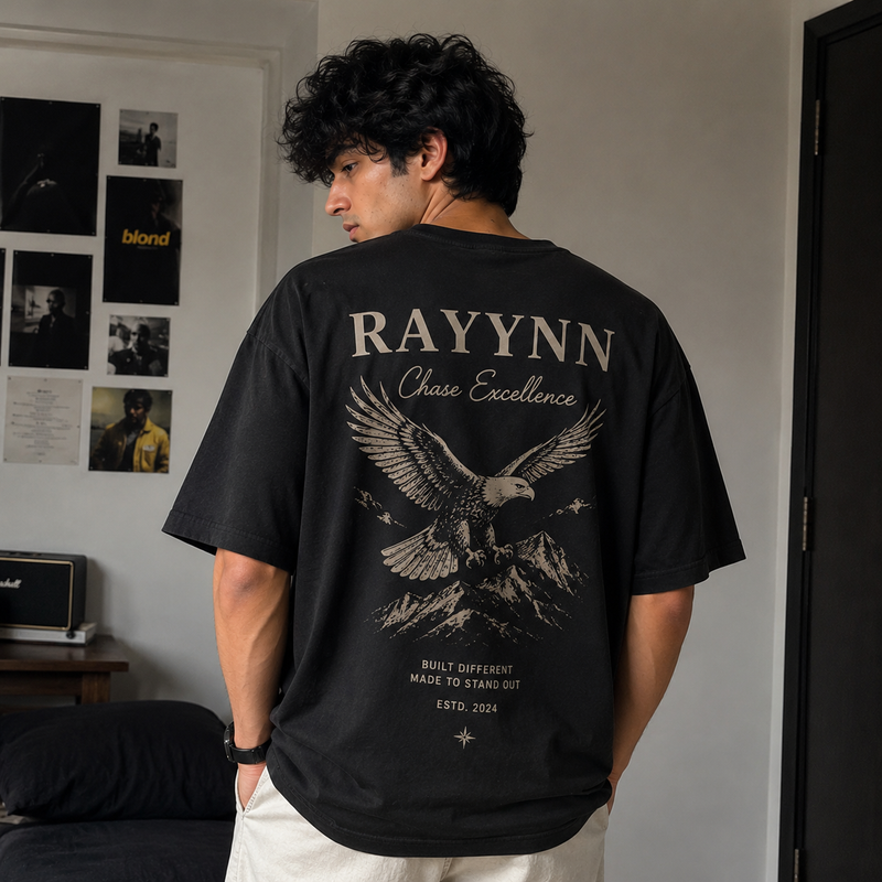Ravynn "Built Different" Oversized Graphic Tee